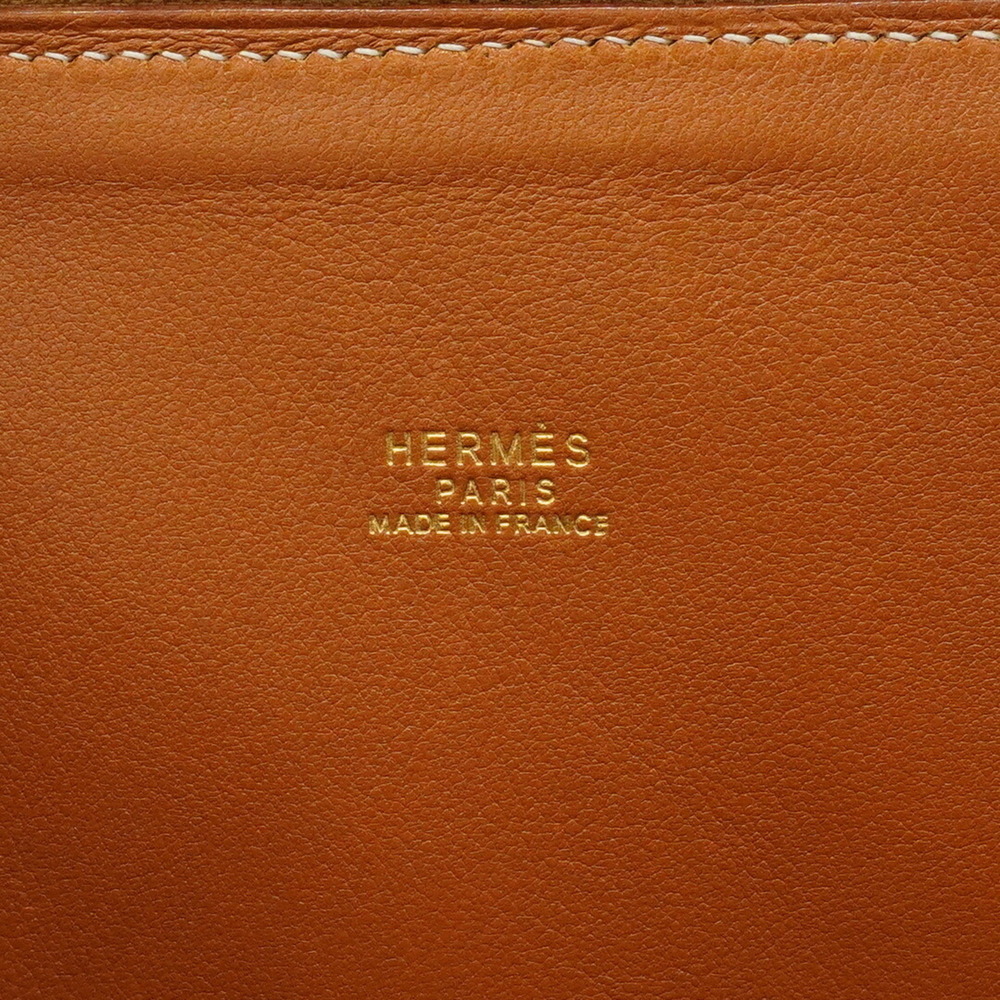 Hermes Bolide 35 Handbag, Veau Gulliver Leather, Gold, ○W Stamp, 2-way bag fo... - Picture 5 of 14